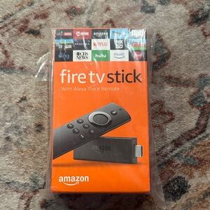 Amazon Fire TV Stick with Alexa Voice Remote - Black and Orange